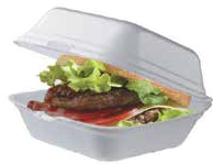 Foam Burger Box